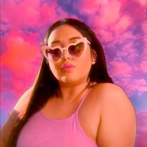 Heart shaped sunglasses